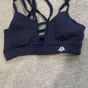 Women's Navy Sports Bra alpha prime